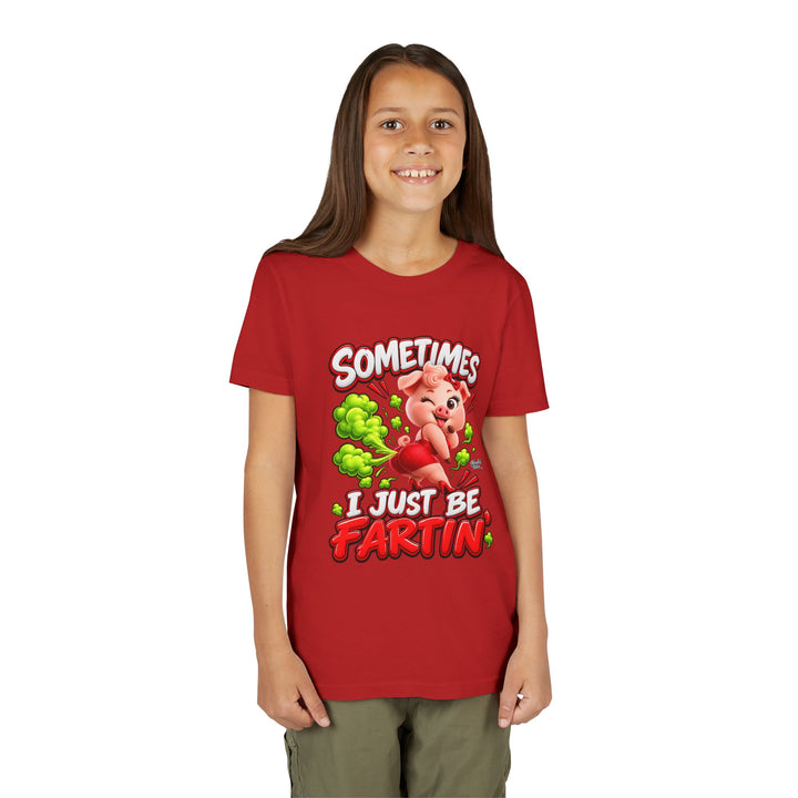 Noah’s Tales™ Sometimes I Just Be Fartin’ | Pip Girlfriend Girl's Bella T-Shirt