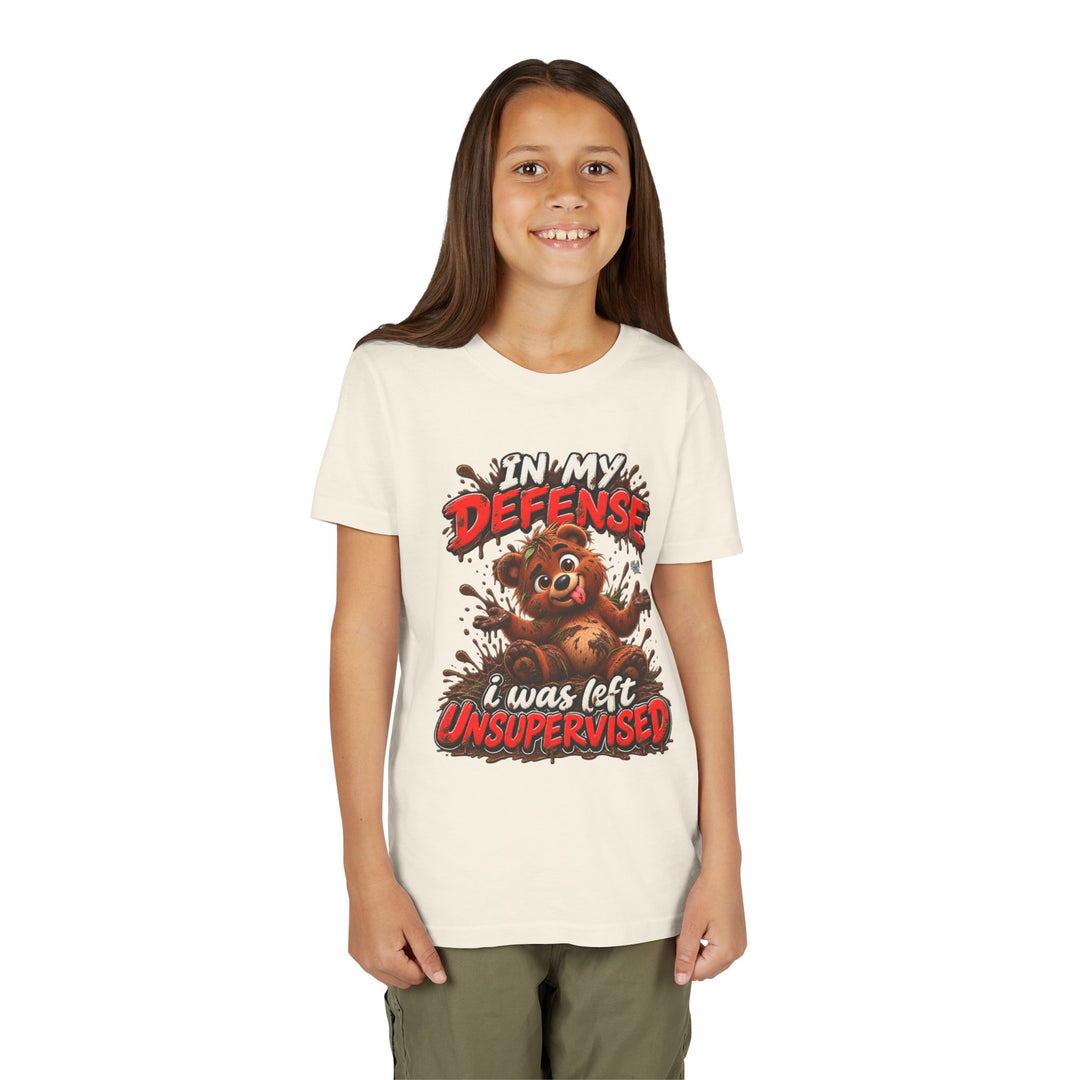 Noah’s Tales™ In My Defense I Was Left Unsupervised | Baxter Girl's Bella T-Shirt
