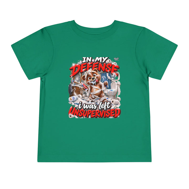 Noah’s Tales™ In My Defense I Was Left Unsupervised | Baxter Boy's T-Shirt