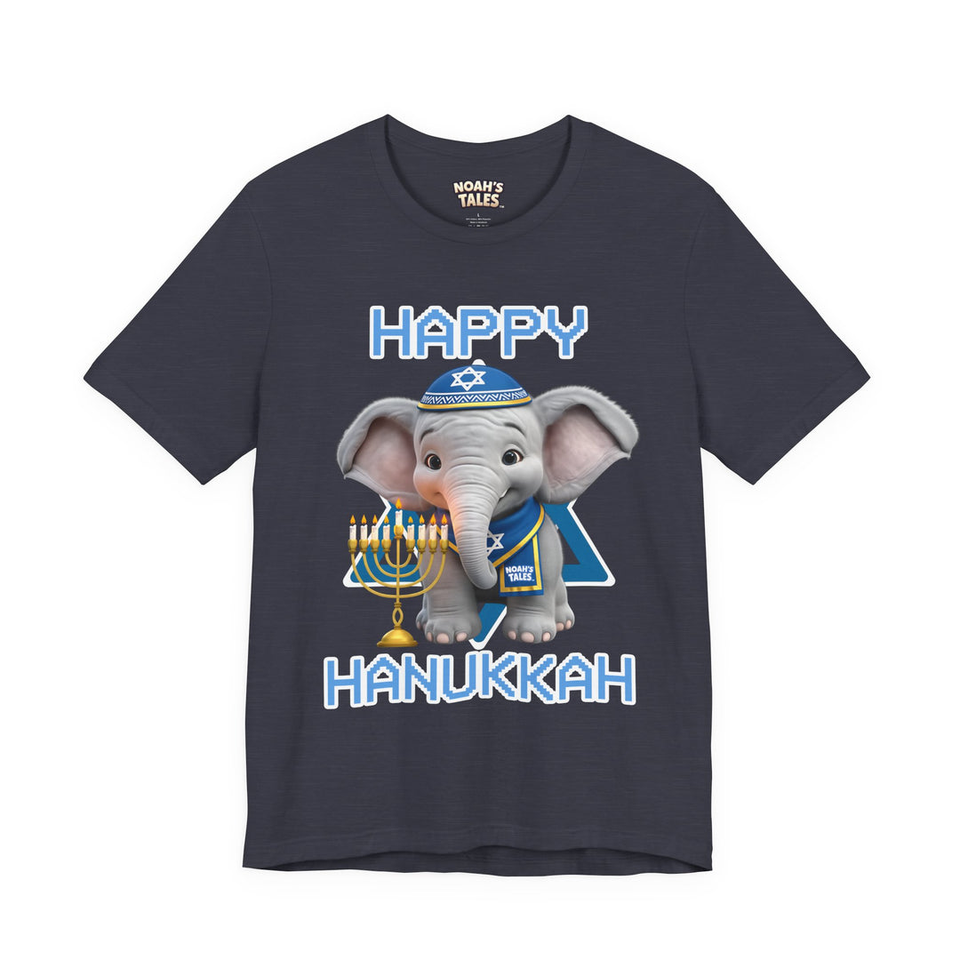 Noah’s Tales™ Happy Hanukkah Noah Women's Bella T-Shirt