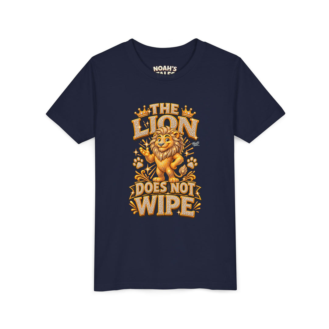 Noah’s Tales™ The Lion Does Not Wipe | Leo Girl's Bella T-Shirt