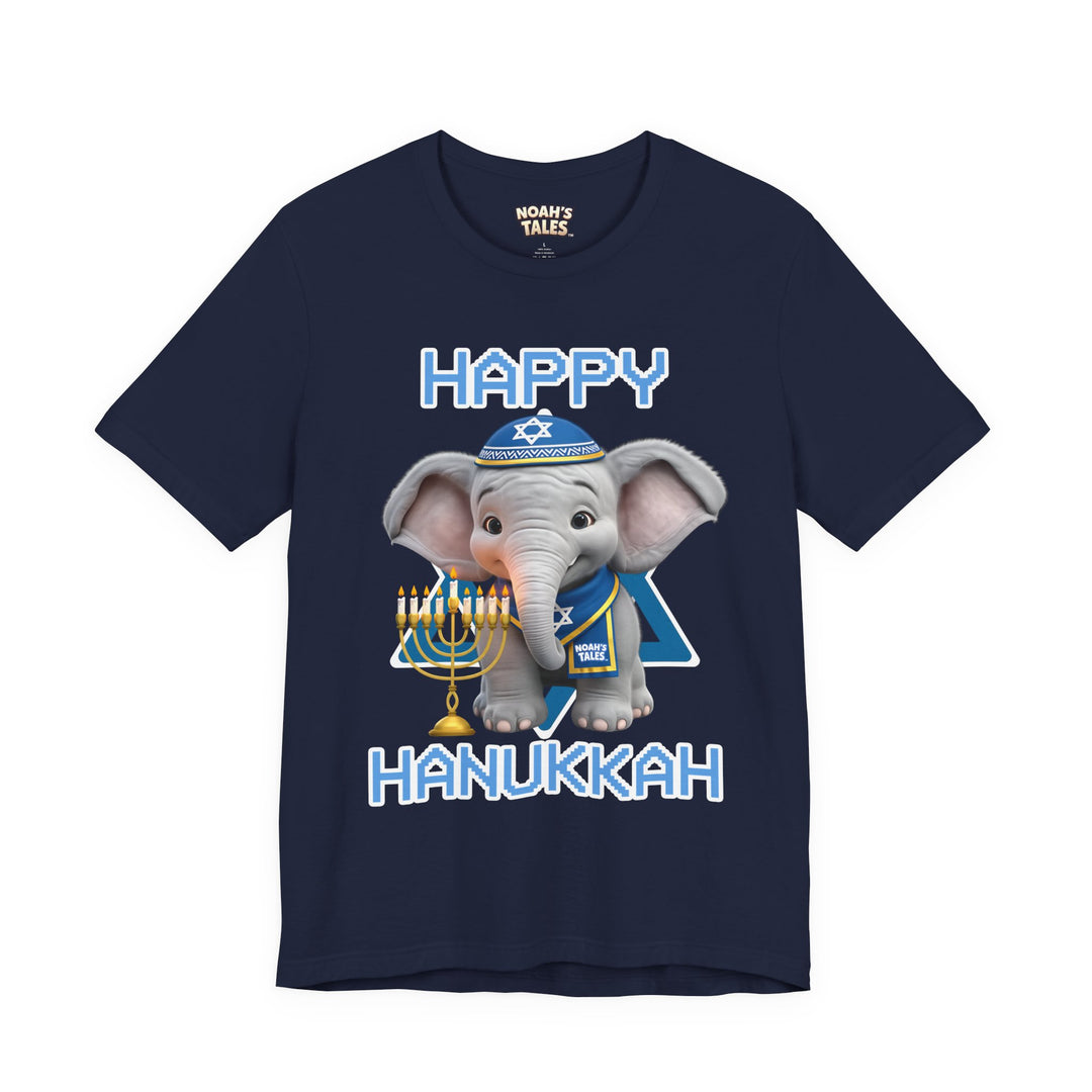 Noah’s Tales™ Happy Hanukkah Noah Women's Bella T-Shirt