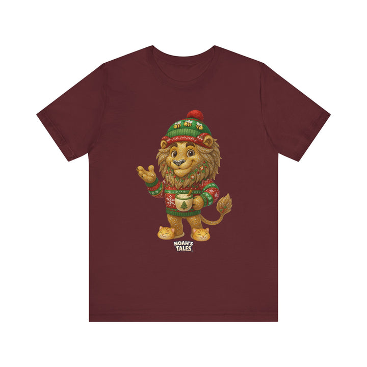 Noah’s Tales™ Christmas Leo Men's Bella T-Shirt