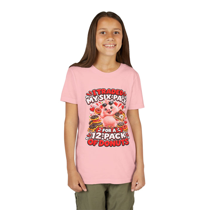 Noah’s Tales™ I Traded My Six-Pack For A 12-Pack Of Donuts | Pip Girl's Bella T-Shirt