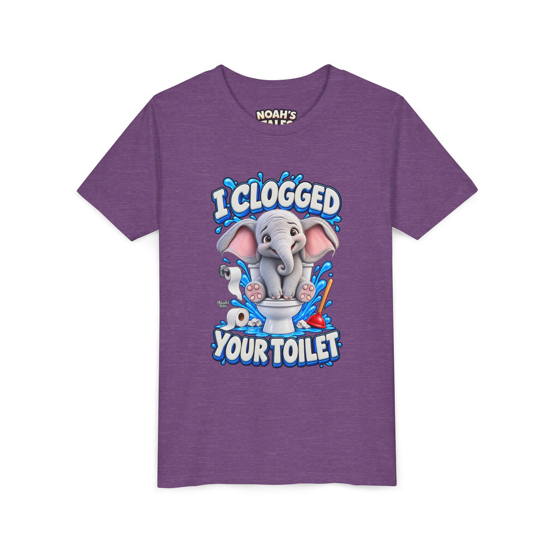 Noah’s Tales™ I Clogged Your Toilet | Ellie Belle Girl's Bella T-Shirt