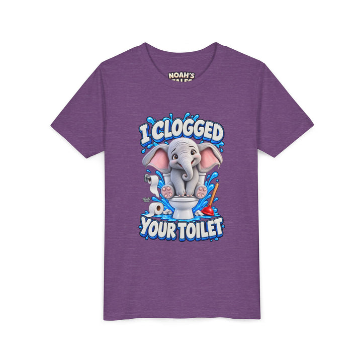 Noah’s Tales™ I Clogged Your Toilet | Ellie Belle Girl's Bella T-Shirt