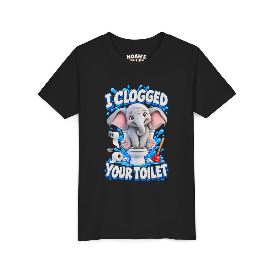 Noah’s Tales™ I Clogged Your Toilet | Ellie Belle Girl's Bella T-Shirt