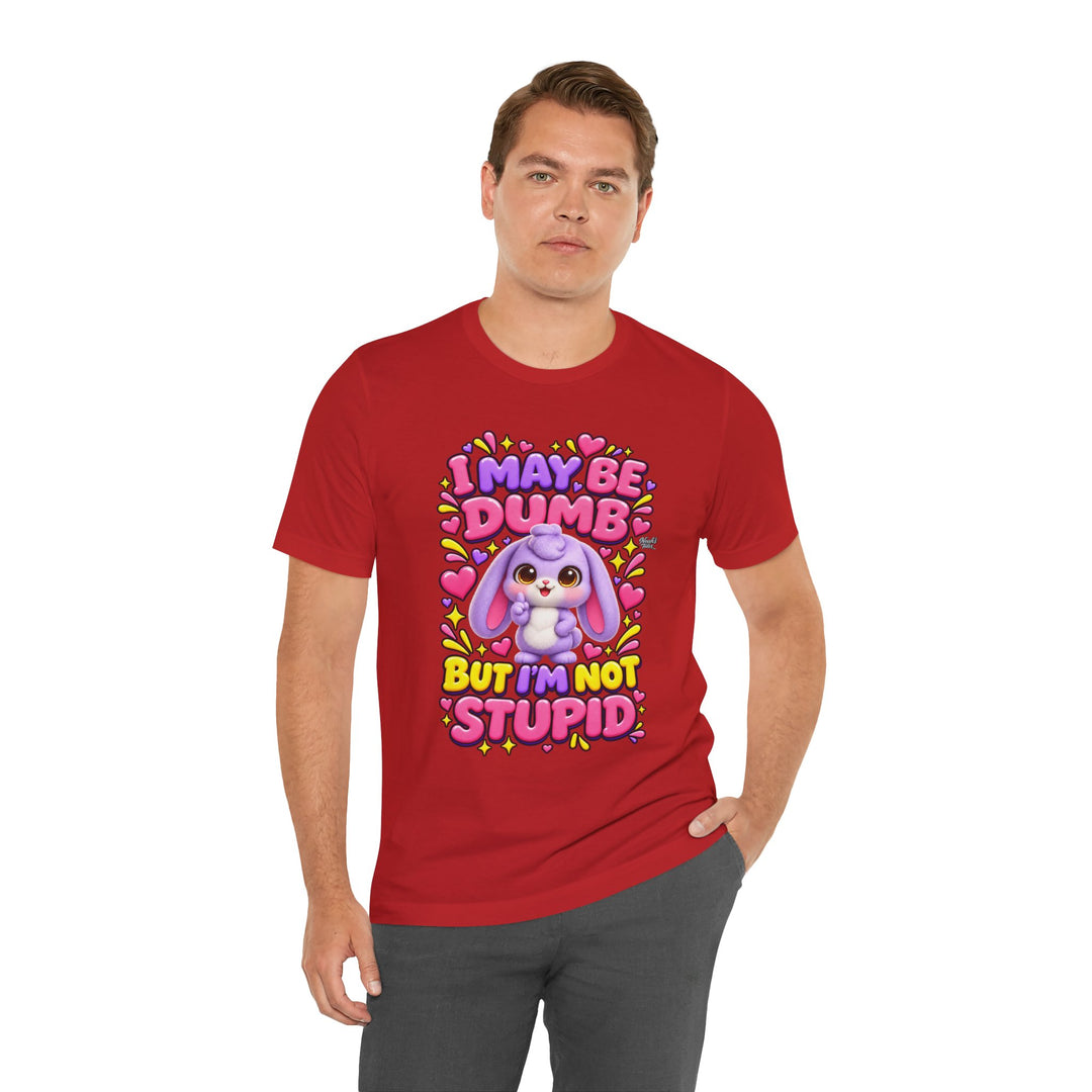 Noah’s Tales™ I May Be Dumb But I’m Not Stupid | Lilac Men's T-Shirt