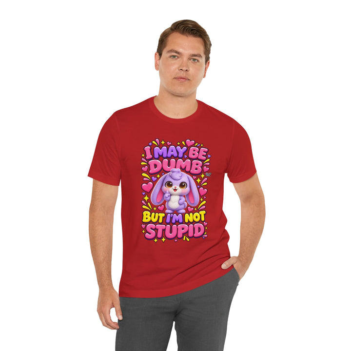 Noah’s Tales™ I May Be Dumb But I’m Not Stupid | Lilac Men's T-Shirt