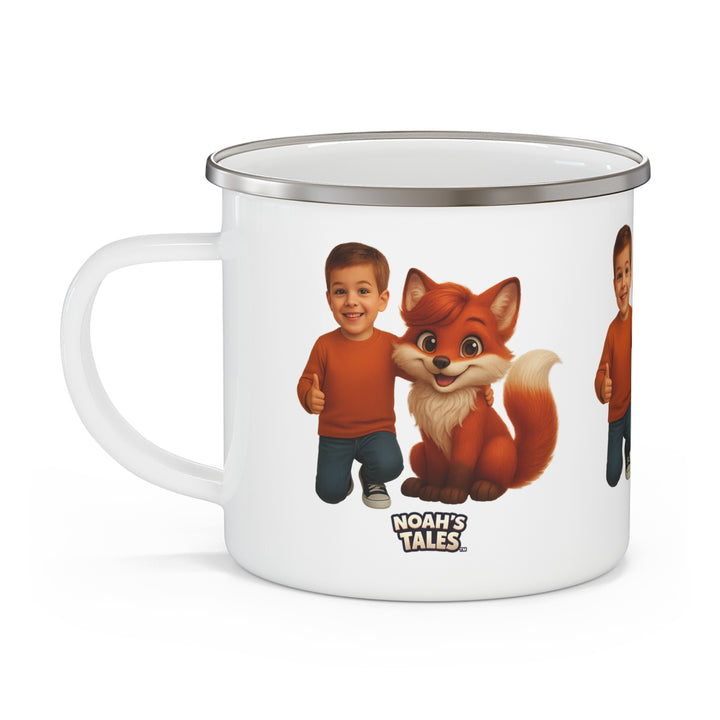 Noah’s Tales™ Personalized Enamel Camping Mug