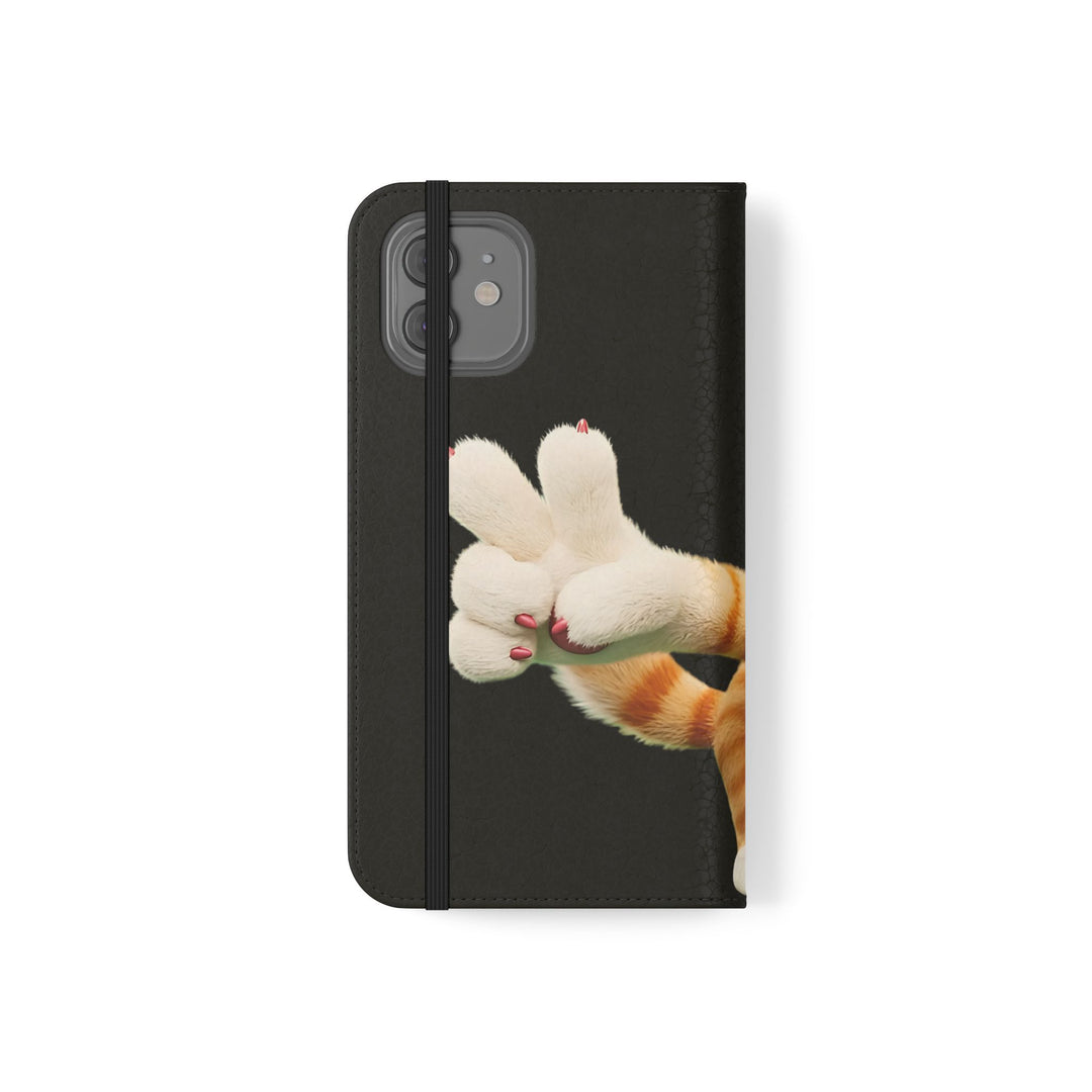 Noah’s Tales™ Tommy Flip Case Cartoon Phone Cover Pet Lover Gift Trendy Smartphone Wallet Animal Print Case