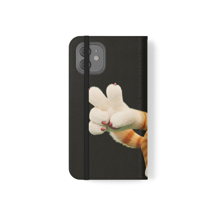 Noah’s Tales™ Tommy Flip Case Cartoon Phone Cover Pet Lover Gift Trendy Smartphone Wallet Animal Print Case