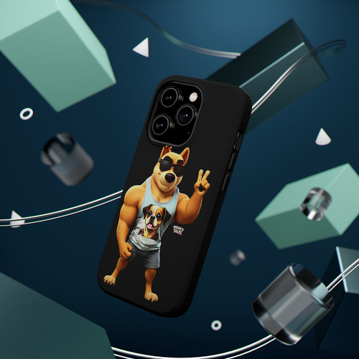 Noah’s Tales™ Ranger Magnet Phone Case Pet Lover Phone Cover Funny Phone Case Unique Gift for Dog Owners Quirky Dog Design