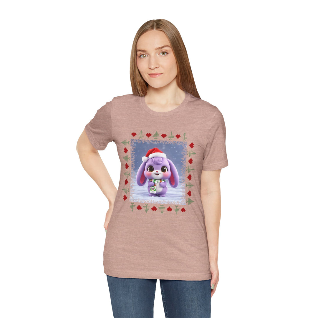 Noah’s Tales™ Lilac Christmas Women's Bella T-Shirt
