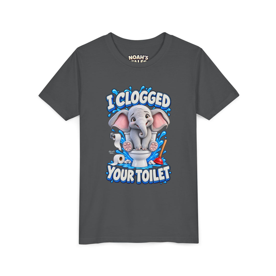 Noah’s Tales™ I Clogged Your Toilet | Ellie Belle Girl's Bella T-Shirt