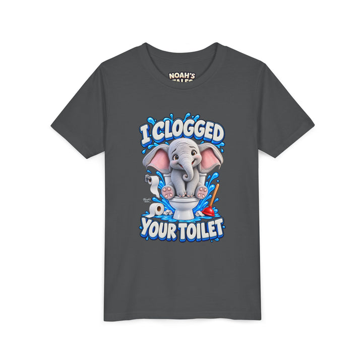 Noah’s Tales™ I Clogged Your Toilet | Ellie Belle Girl's Bella T-Shirt