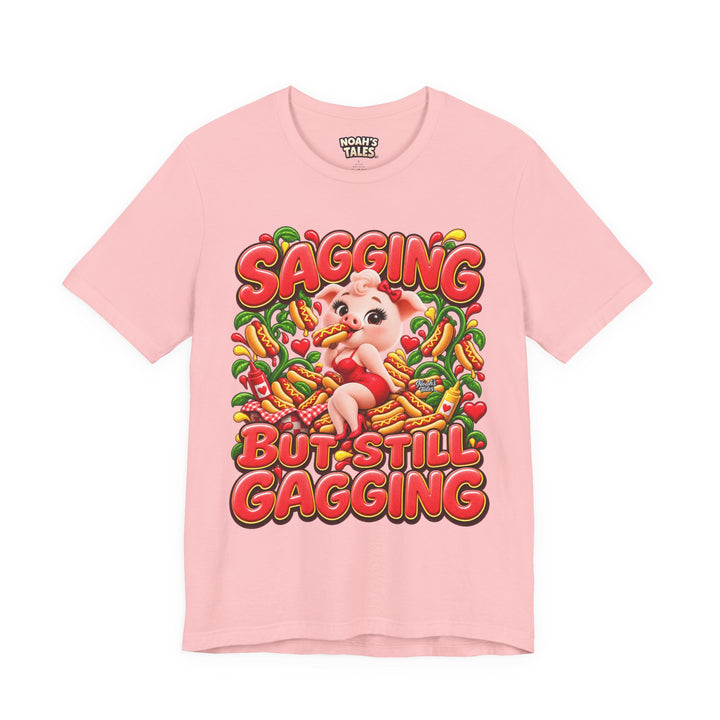 Noah’s Tales™ Sagging But Still Gagging | Pip Girlfriend Women's Bella T-Shirt