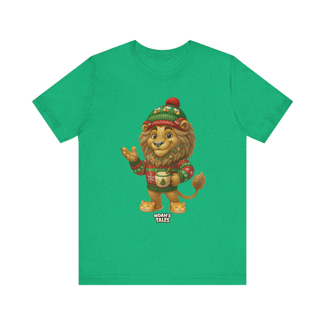 Noah’s Tales™ Christmas Leo Men's Bella T-Shirt