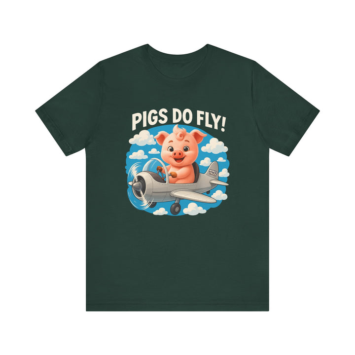 Noah’s Tales™ Pigs Do Fly Men Bella T-Shirt