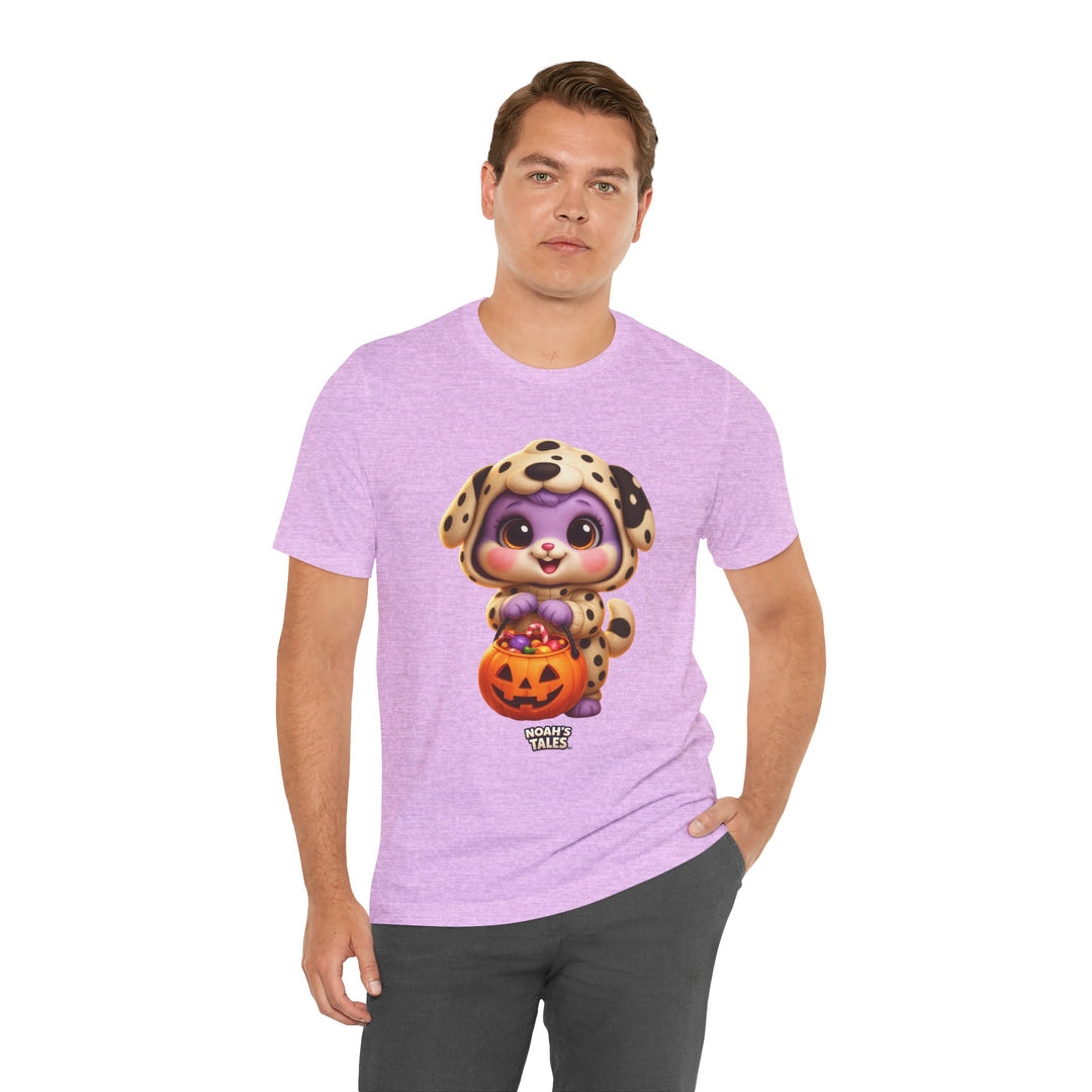Noah’s Tales™ Halloween Lilac Men's Bella T-Shirt