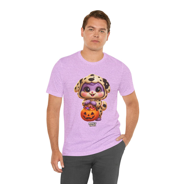 Noah’s Tales™ Halloween Lilac Men's Bella T-Shirt