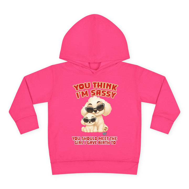 Noah’s Tales™ You Think I'm Sassy You Should Meet The Girl I Gave Birth To - Girl's Hoodie