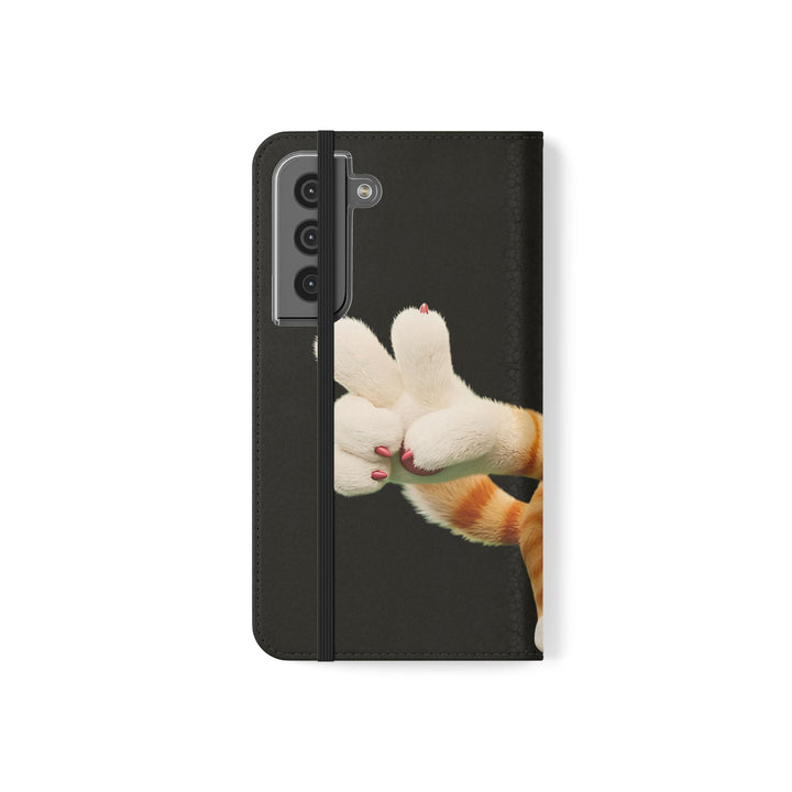 Noah’s Tales™ Tommy Flip Case Cartoon Phone Cover Pet Lover Gift Trendy Smartphone Wallet Animal Print Case