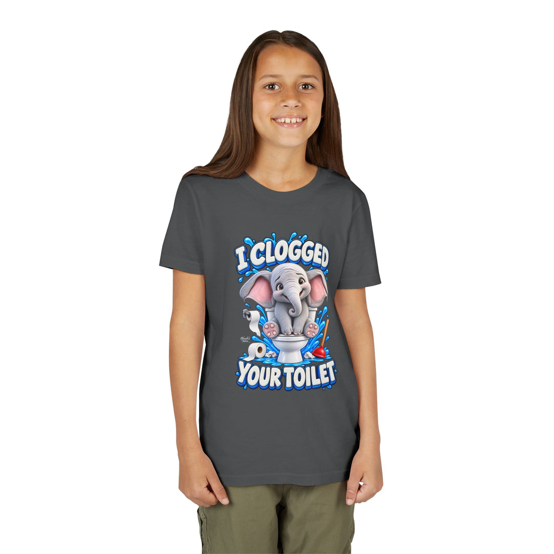 Noah’s Tales™ I Clogged Your Toilet | Ellie Belle Girl's Bella T-Shirt