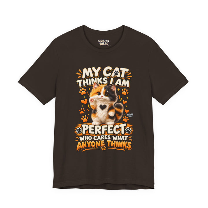 Noah’s Tales™ My Cat Thinks I Am Perfect | Tommy Women's Bella T-Shirt