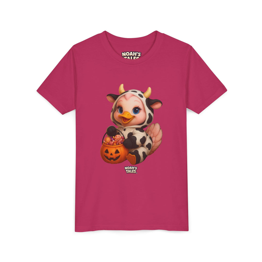 Noah’s Tales™ Cow Halloween Costume Luna Girl's Bella T-Shirt