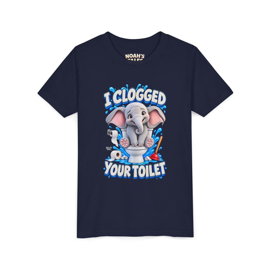 Noah’s Tales™ I Clogged Your Toilet | Ellie Belle Girl's Bella T-Shirt