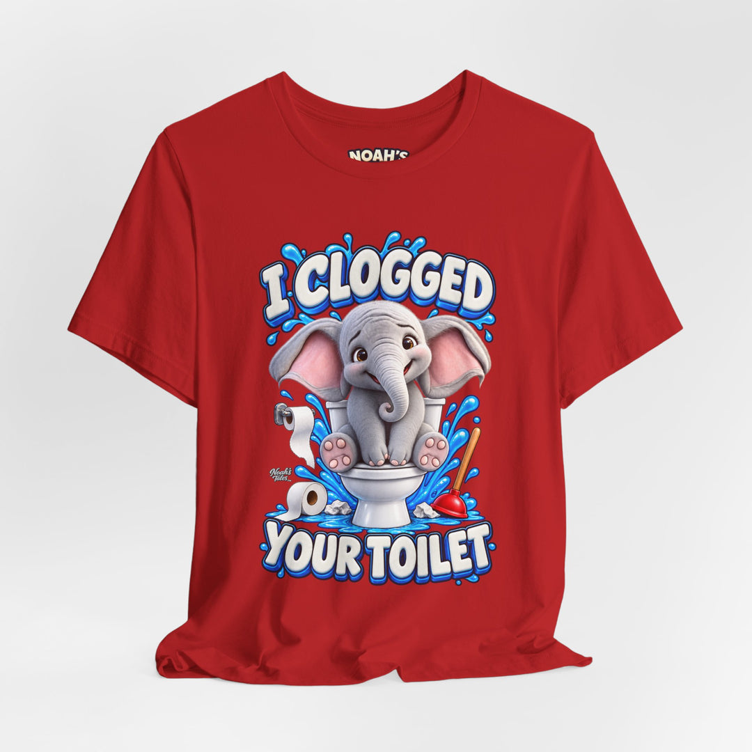 Noah’s Tales™ I Clogged Your Toilet | Ellie Belle Men's T-Shirt