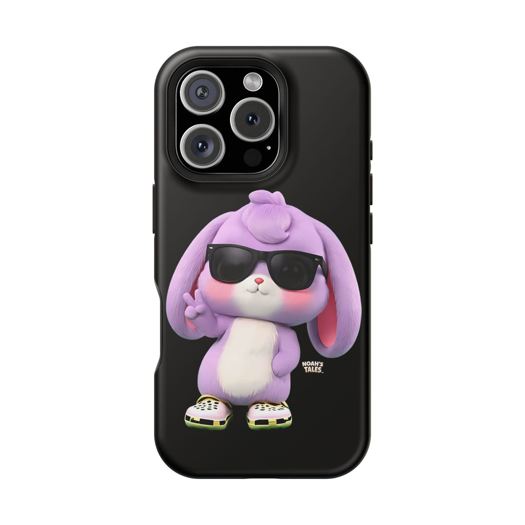Noah’s Tales™ Lilac Phone Case Vibrant Protective cover Fun Gift for Kids and Teens Unique Cartoon Design