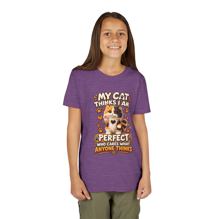 Noah’s Tales™ My Cat Thinks I Am Perfect | Tommy Girl's Bella T-Shirt
