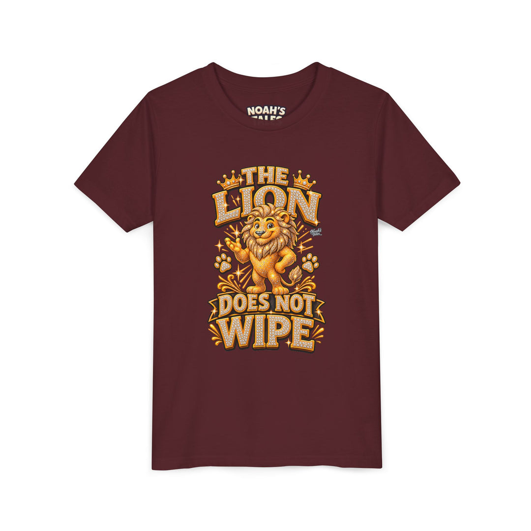 Noah’s Tales™ The Lion Does Not Wipe | Leo Girl's Bella T-Shirt