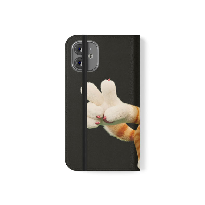 Noah’s Tales™ Tommy Flip Case Cartoon Phone Cover Pet Lover Gift Trendy Smartphone Wallet Animal Print Case