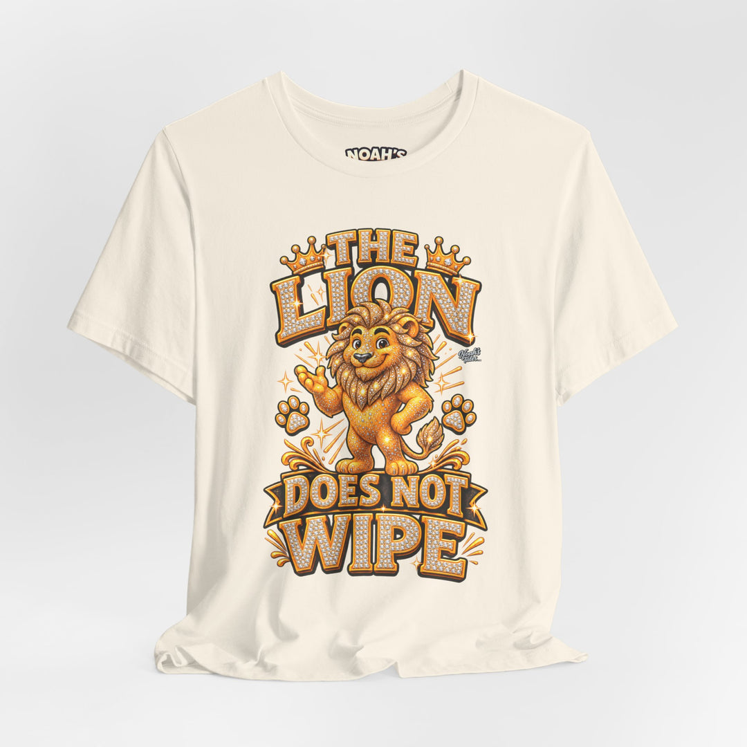 Noah’s Tales™ The Lion Does Not Wipe | Leo Men's T-Shirt