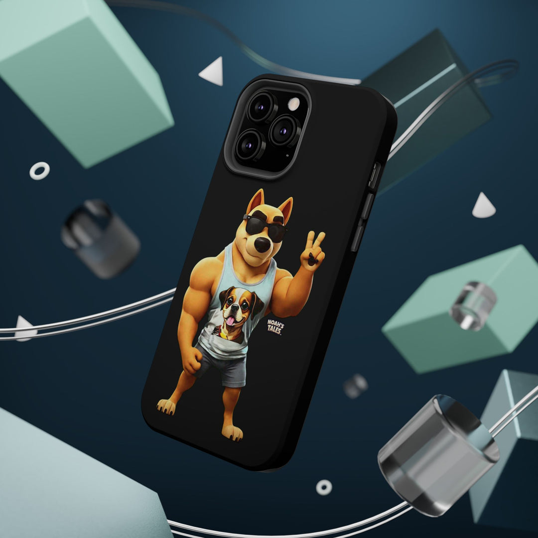 Noah’s Tales™ Ranger Magnet Phone Case Pet Lover Phone Cover Funny Phone Case Unique Gift for Dog Owners Quirky Dog Design