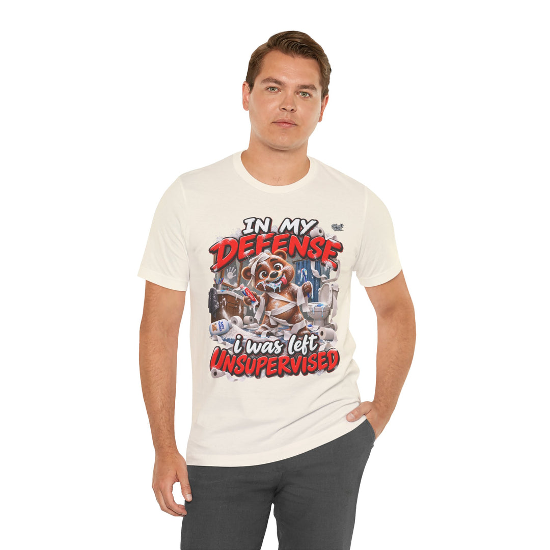 Noah’s Tales™ In My Defense I Was Left Unsupervised | Baxter Men's T-Shirt