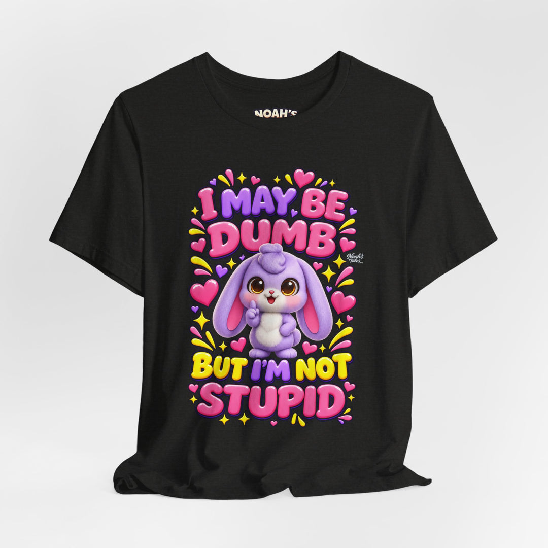Noah’s Tales™ I May Be Dumb But I’m Not Stupid | Lilac Men's T-Shirt