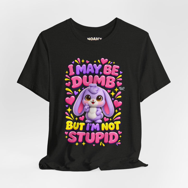 Noah’s Tales™ I May Be Dumb But I’m Not Stupid | Lilac Men's T-Shirt