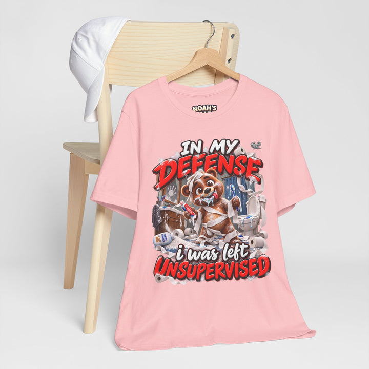 Noah’s Tales™ In My Defense I Was Left Unsupervised | Baxter Women's Bella T-Shirt