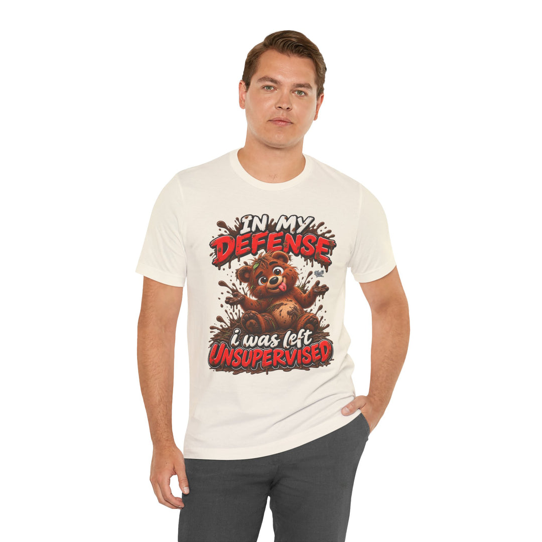Noah’s Tales™ In My Defense I Was Left Unsupervised | Baxter Men's T-Shirt