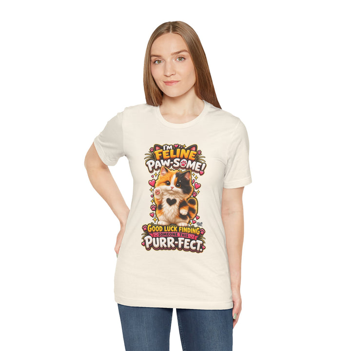 Noah’s Tales™ I’m Feline Paw-Some | Tommy Women's Bella T-Shirt