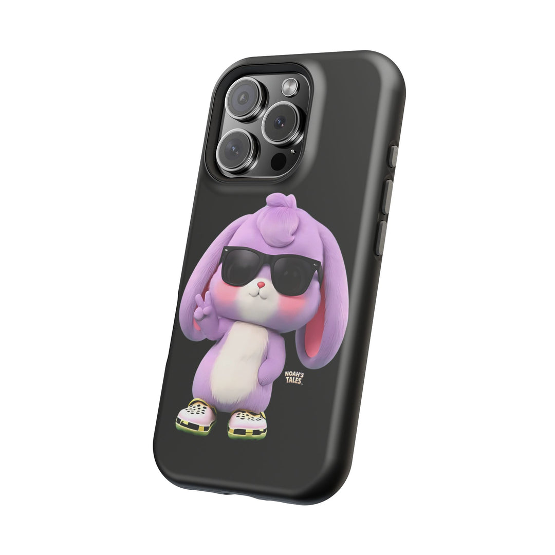 Noah’s Tales™ Lilac Phone Case Vibrant Protective cover Fun Gift for Kids and Teens Unique Cartoon Design