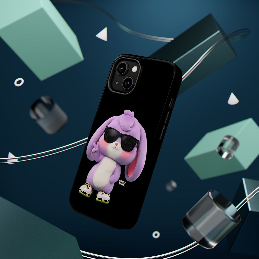 Noah’s Tales™ Lilac Phone Case Vibrant Protective cover Fun Gift for Kids and Teens Unique Cartoon Design