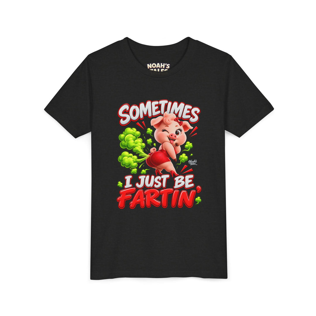 Noah’s Tales™ Sometimes I Just Be Fartin’ | Pip Girlfriend Girl's Bella T-Shirt