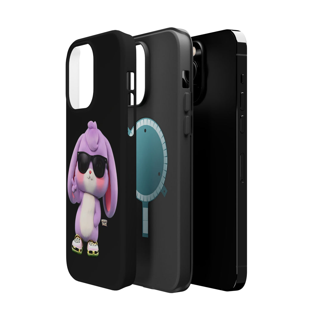 Noah’s Tales™ Lilac Phone Case Vibrant Protective cover Fun Gift for Kids and Teens Unique Cartoon Design