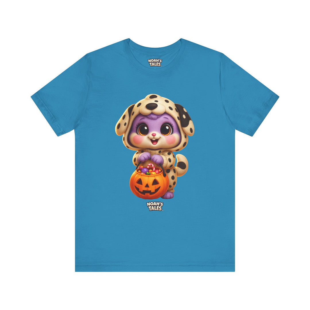 Noah’s Tales™ Halloween Lilac Men's Bella T-Shirt