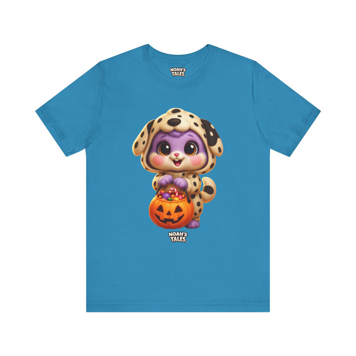 Noah’s Tales™ Halloween Lilac Men's Bella T-Shirt